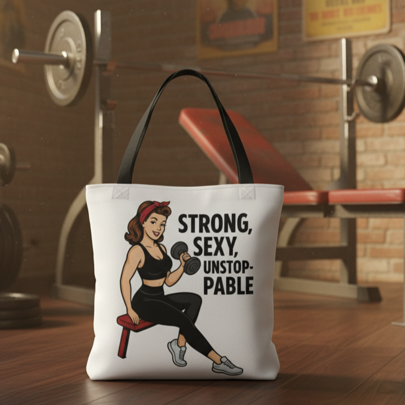Bolso tote/Bag "Workout Pin-Up"