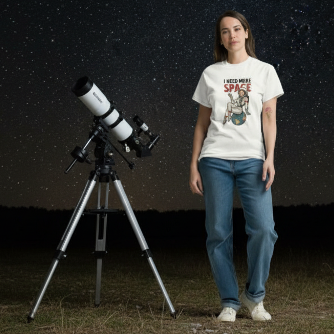 Camiseta larga unisex "I Need More Space