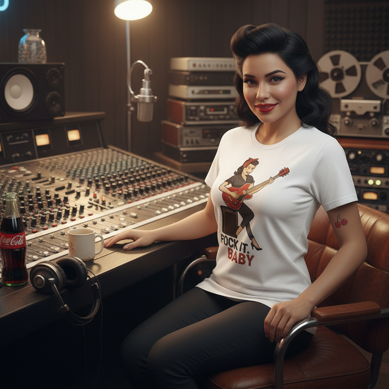 Camiseta larga unisex "Rock It, Baby"