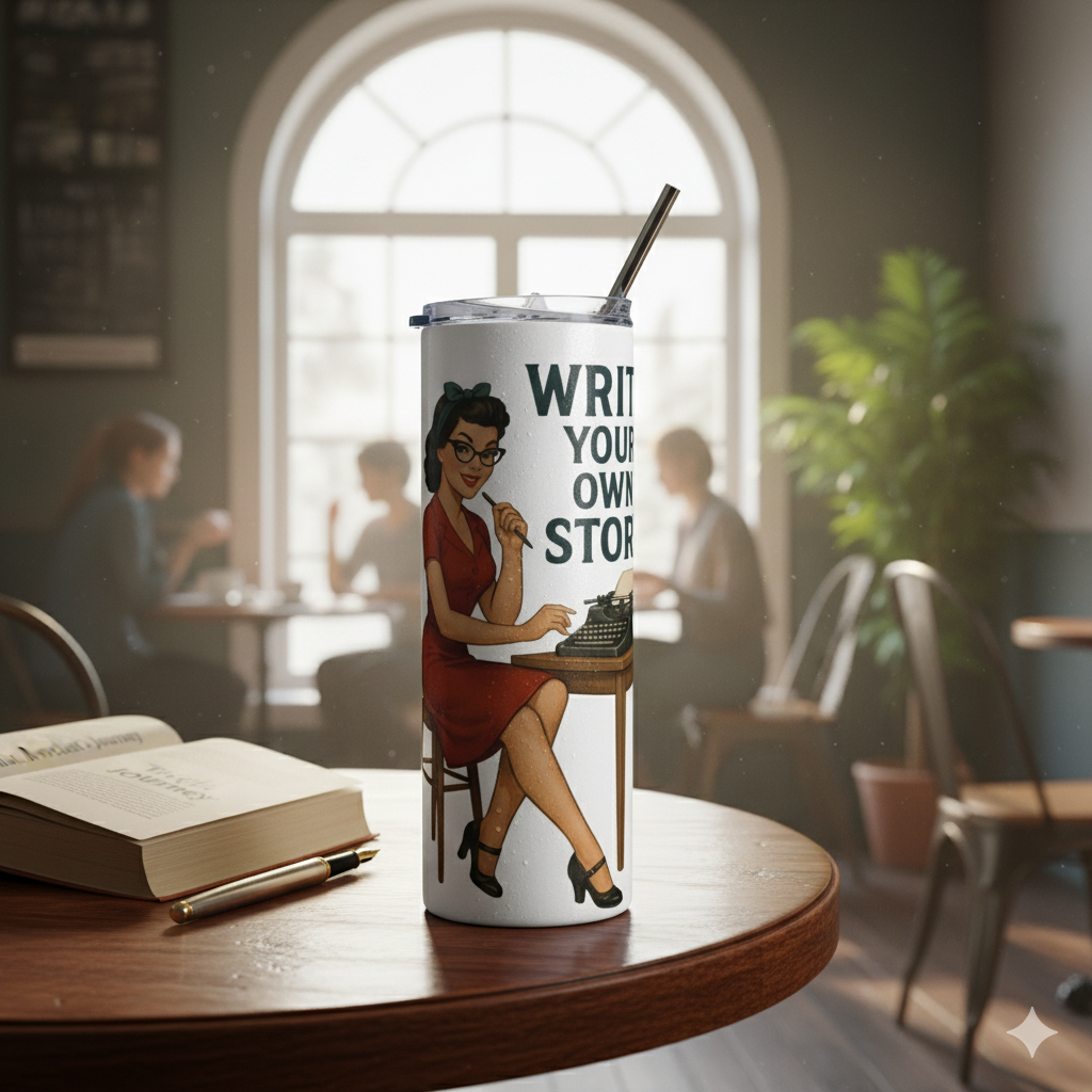 Vaso de acero inoxidable "Write Your Own Story"