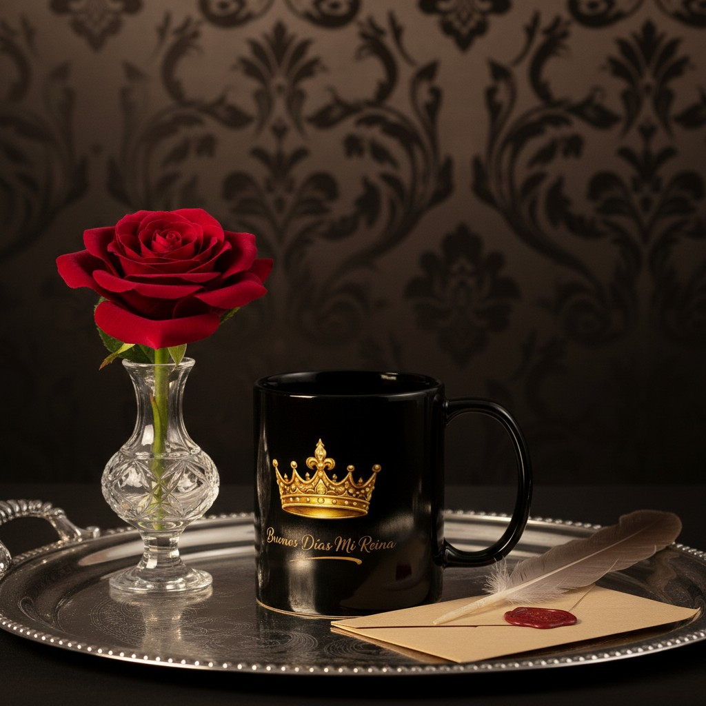 Taza/mug buenos días reina