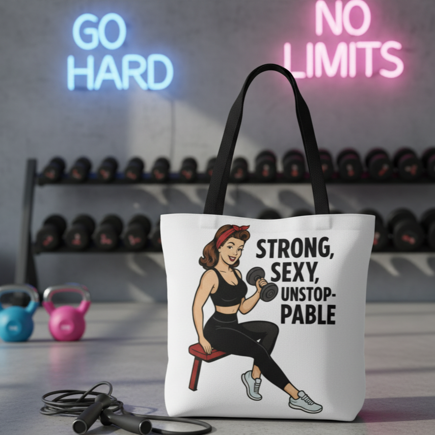 Bolso tote/Bag "Workout Pin-Up"