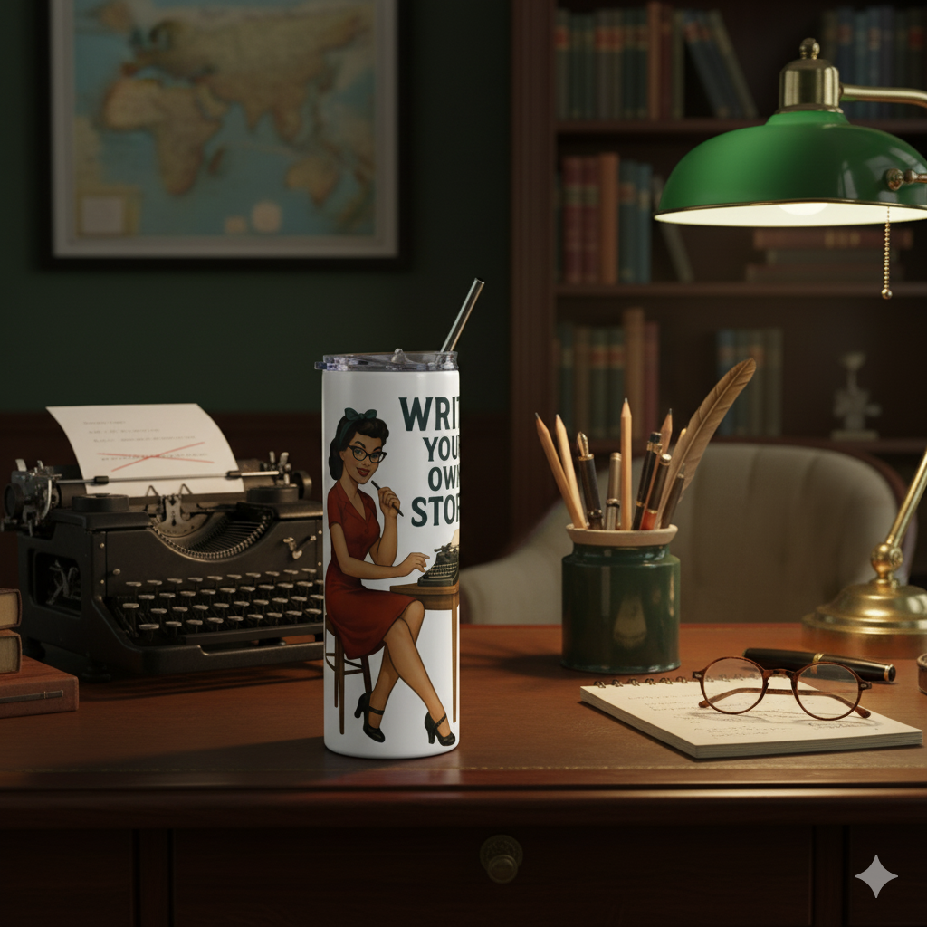 Vaso de acero inoxidable "Write Your Own Story"