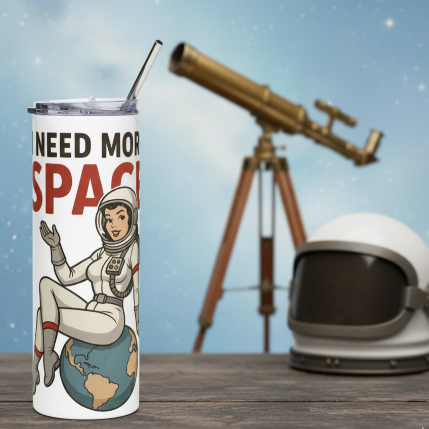 Vaso de Acero Inoxidable Galaxia - Botella Térmica                           "I Need More Space"