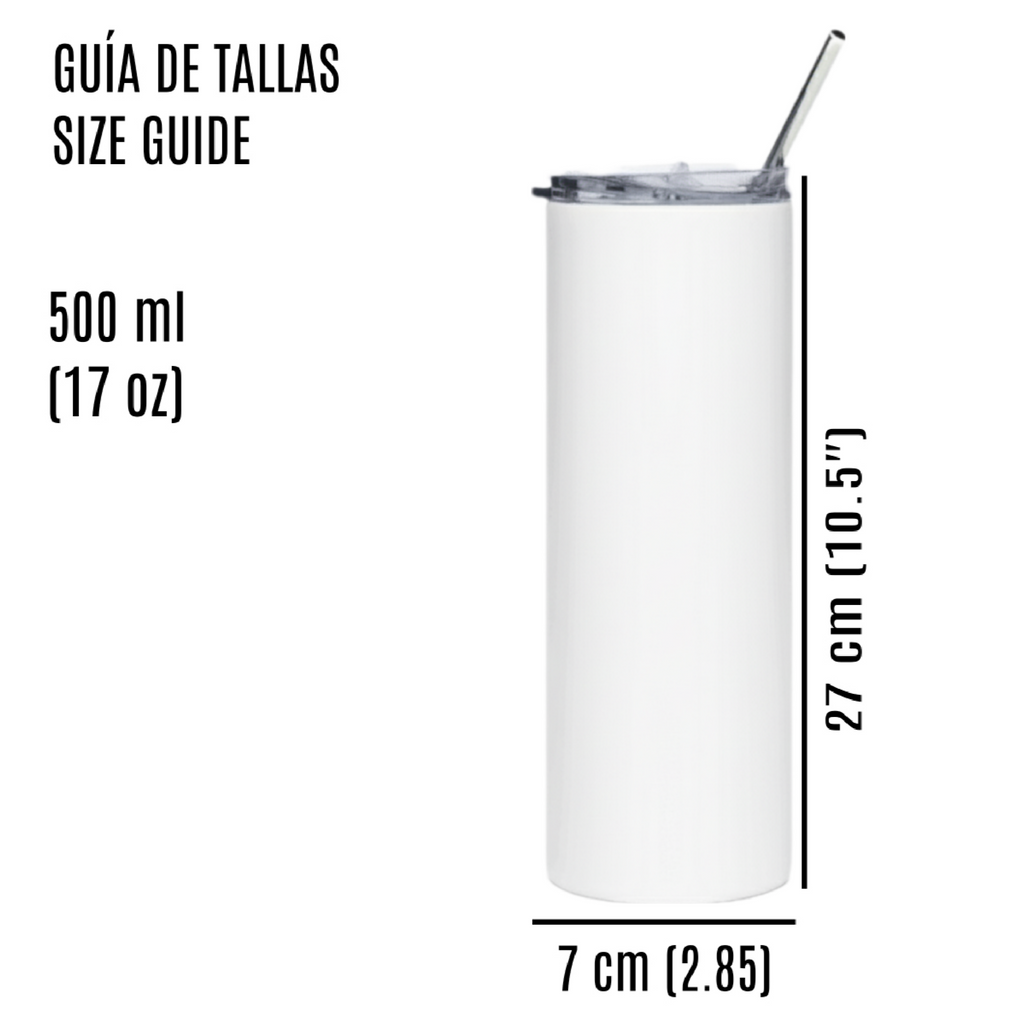 Vaso Térmico para Patinadora. - Botella Reutilizable Pin Up        "Sin Freno, Sin Miedo"