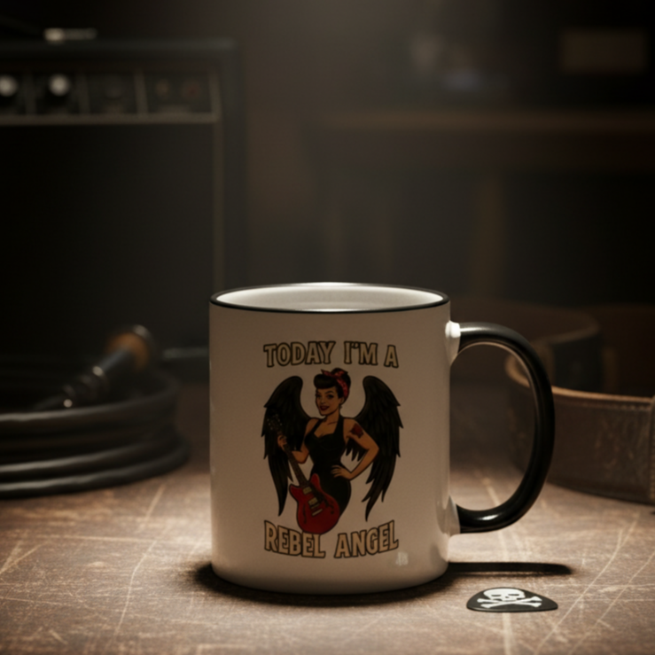 Taza/Mug cerámica "Black Rebel Angel”