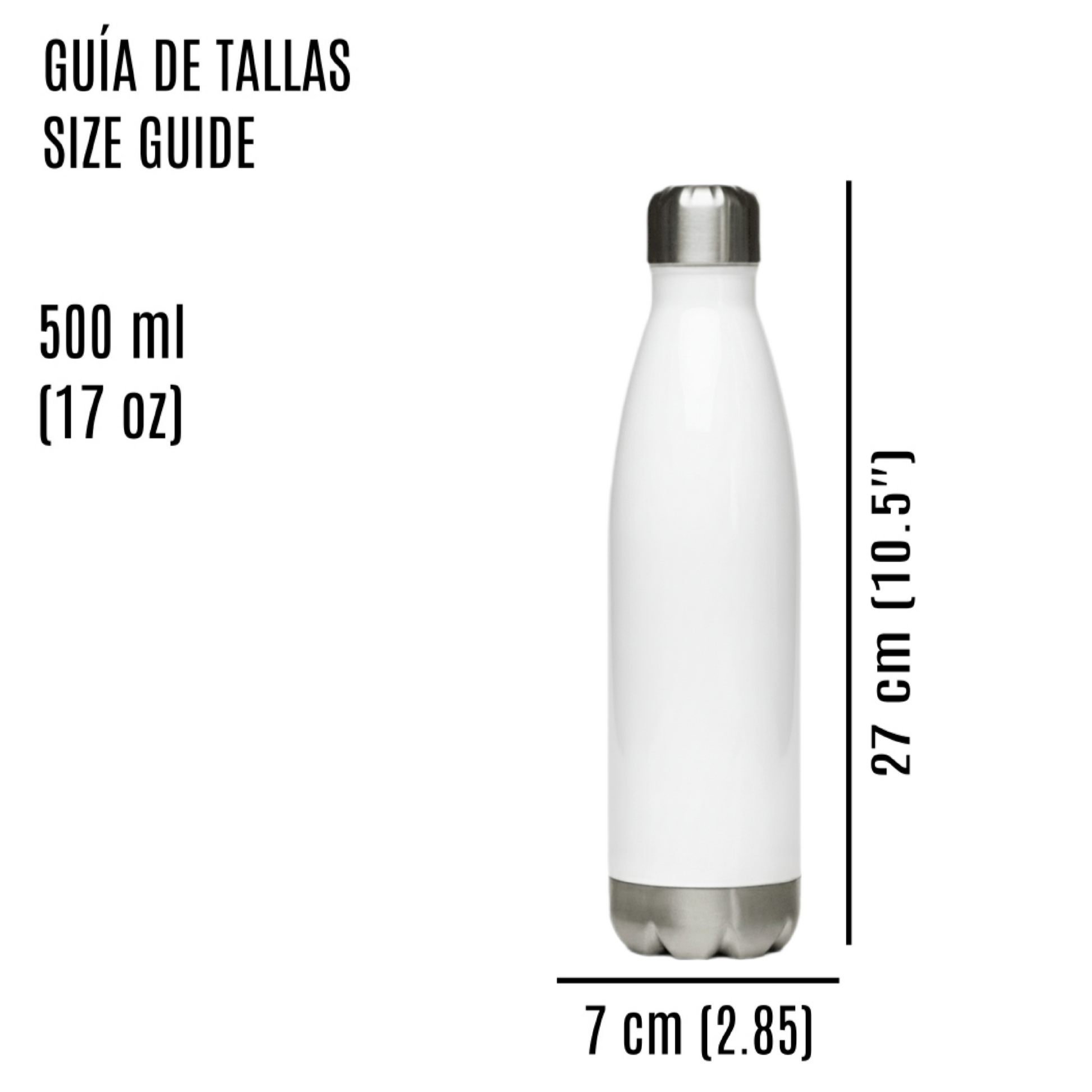 Reina de Ajedrez - Botella de agua/ Stainless Steel Water Bottle