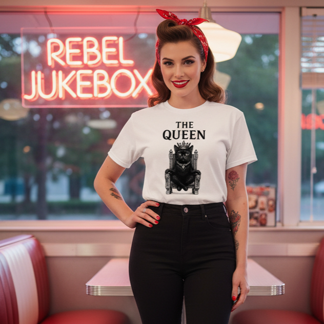 Gatita Reina - Camiseta Larga / Unisex Classic Tee