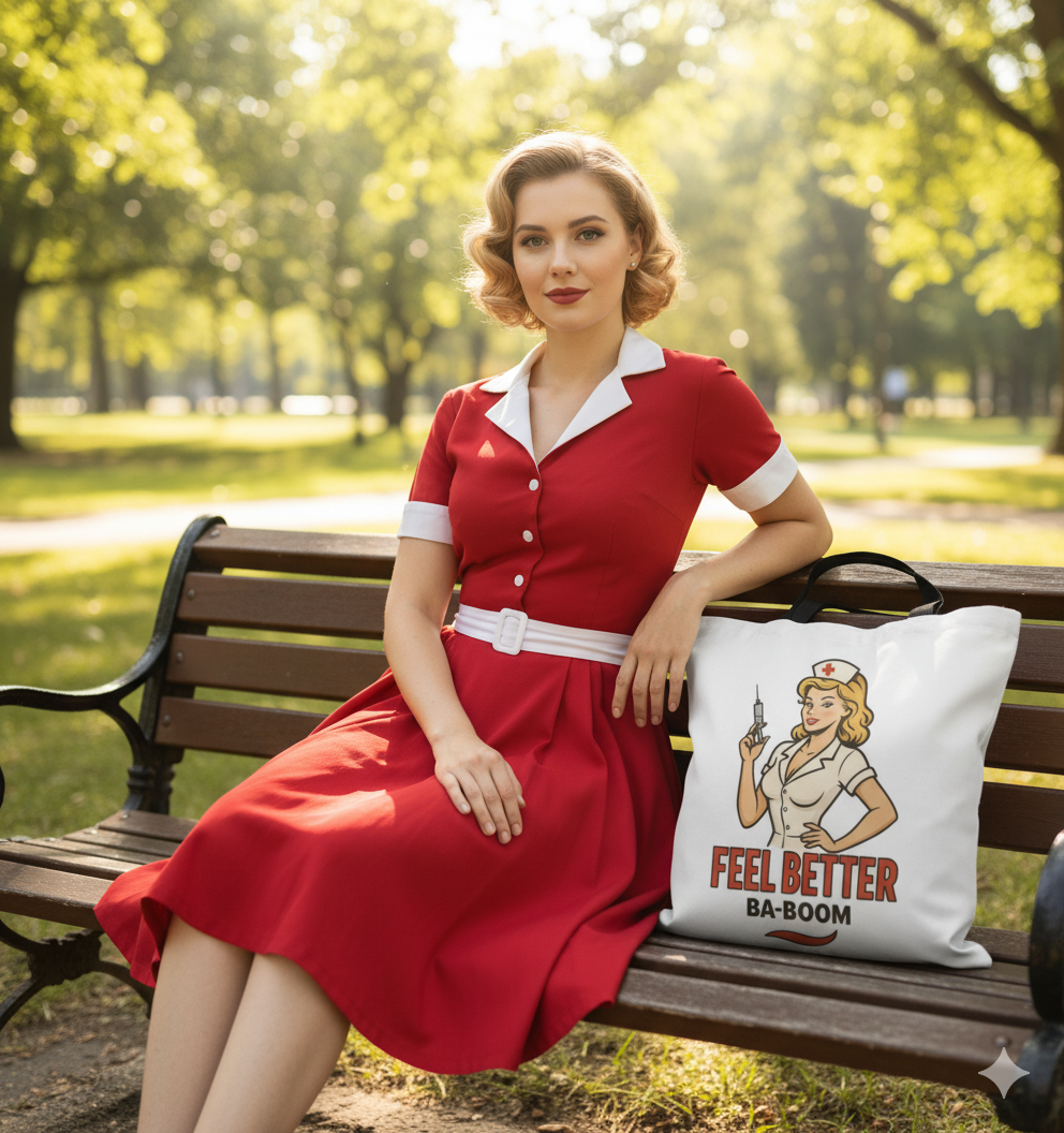 Bolsa tote/Bag "Feel Better Ba-Boom"